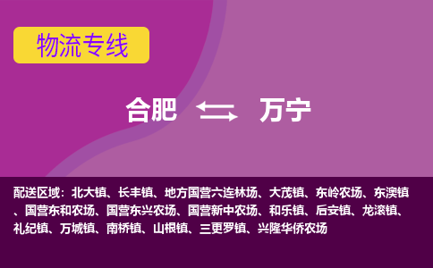 合肥到万宁物流专线-合肥到万宁货运专线-合肥到万宁运输专线
