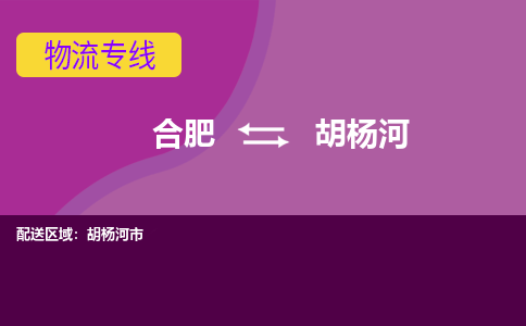 合肥到胡杨河物流专线-合肥到胡杨河货运专线-合肥到胡杨河运输专线