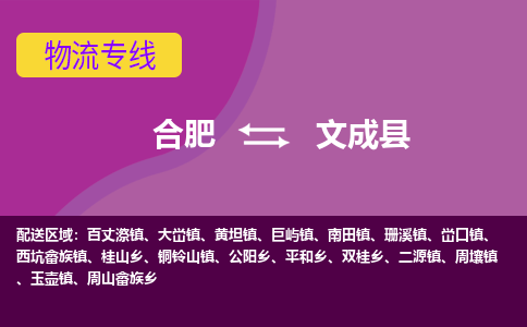 合肥到文成县物流专线-合肥到文成县货运专线-合肥到文成县运输专线