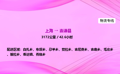 上海到囊谦县物流专线_上海物流到囊谦县_上海至囊谦县物流公司