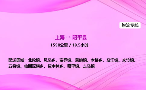 上海到昭平县物流专线_上海物流到昭平县_上海至昭平县物流公司