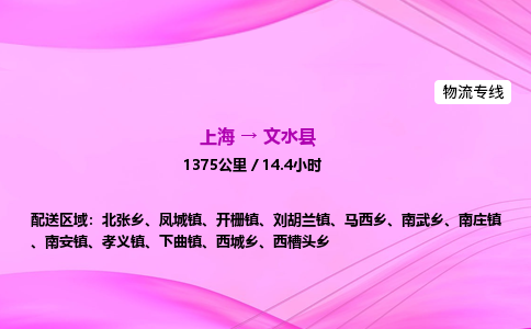 上海到文水县物流专线_上海物流到文水县_上海至文水县物流公司
