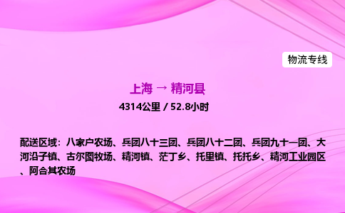 上海到精河县物流专线_上海物流到精河县_上海至精河县物流公司