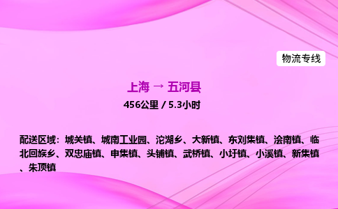 上海到五河县物流专线_上海物流到五河县_上海至五河县物流公司