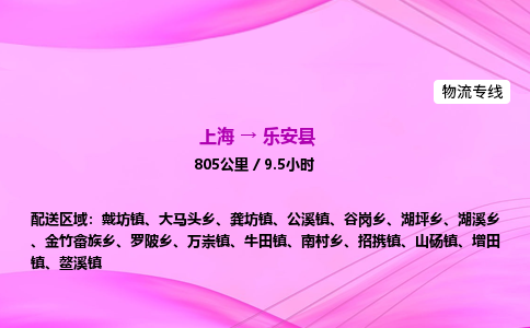 上海到乐安县物流专线_上海物流到乐安县_上海至乐安县物流公司