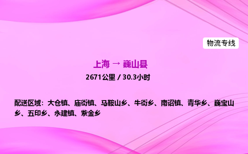上海到巍山县物流专线_上海物流到巍山县_上海至巍山县物流公司